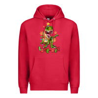 Cardinal tree rex trex christmas dinosaur Premium Hoodie - MaliasSmallBusiness