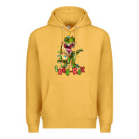 Mustard tree rex trex christmas dinosaur Premium Hoodie - MaliasSmallBusiness