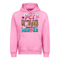Fuchsia Pink pct because nurses need heroes Urban Hoodie - LillyAllenDesigns