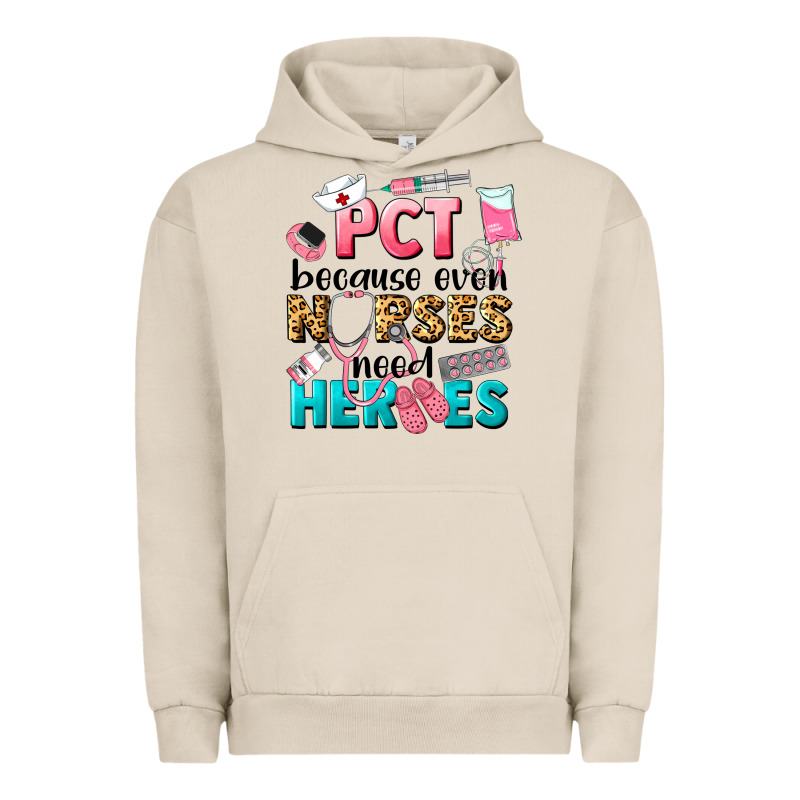 Pct Because Nurses Need Heroes Urban Hoodie by LillyAllenDesigns | Teevron