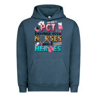 Pigment Midnight Navy pct because nurses need heroes Urban Hoodie - LillyAllenDesigns