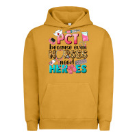 Pigment Peanut Butter pct because nurses need heroes Urban Hoodie - LillyAllenDesigns
