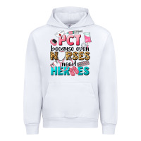 White pct because nurses need heroes Urban Hoodie - LillyAllenDesigns