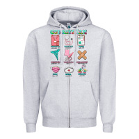 Heather Grey nurse god says i am  nurse elements Zipper Hoodie - AdoDesignShop