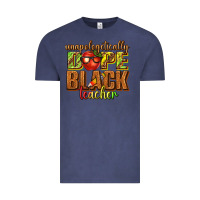 Vintage Denim unapologetically dope black teacher juneteenth Vintage Tee - texasbilliewilder