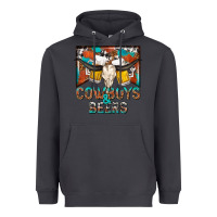 Smoke cowboys and beers Heavyweight Hoodie - NancyCooperArtShop