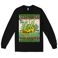 Black the lake is my happy place air freshener Long Sleeve Tee - HRA Design Shop