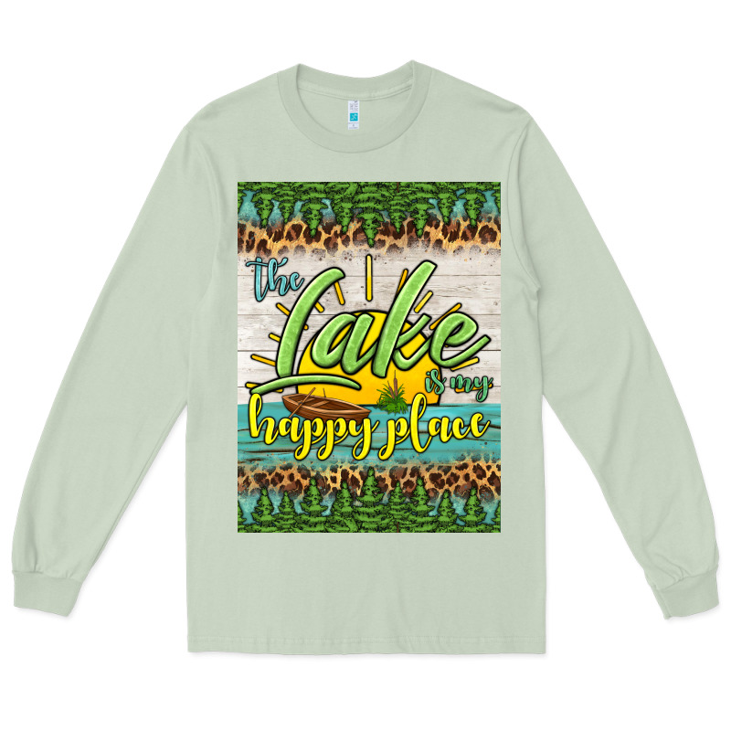 The Lake Is My Happy Place Air Freshener Long Sleeve Tee by HRA Design Shop | Teevron