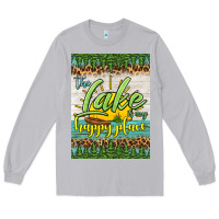 Moon Dust the lake is my happy place air freshener Long Sleeve Tee - HRA Design Shop