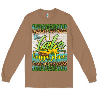 Toasted Coconut the lake is my happy place air freshener Long Sleeve Tee - HRA Design Shop