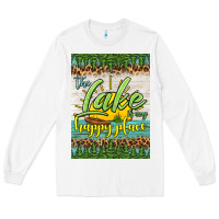 White the lake is my happy place air freshener Long Sleeve Tee - HRA Design Shop
