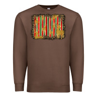 Chestnut christmas reindeers leopard background Premium Sweatshirt - BarkalooDesign