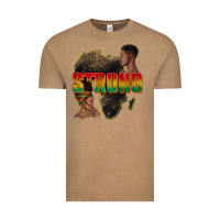 Vintage Coffee strong with glitter Vintage Tee - texasbilliewilder