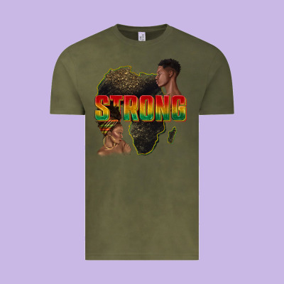 Vintage Tee strong with glitter