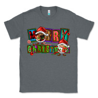 Charcoal Heather merry christmas gnomies Classic Tee - FaDigitalArtStudio