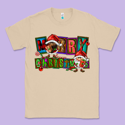 Merry Christmas Gnomies Classic Tee Designed By Fadigitalartstudio
