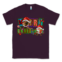 Plum merry christmas gnomies Classic Tee - FaDigitalArtStudio
