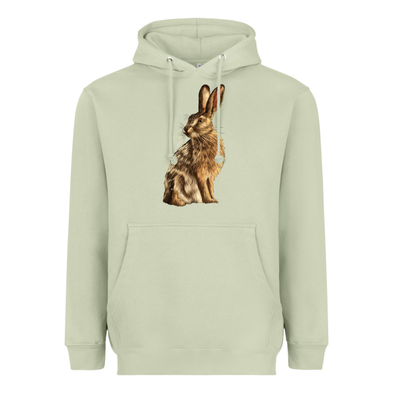 Hares Heavyweight Hoodie by LillyAllenDesigns | Teevron