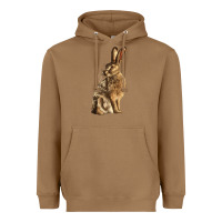 Toasted Coconut Hares Heavyweight Hoodie - LillyAllenDesigns