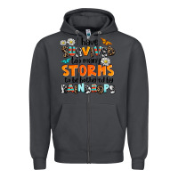 Smoke i have survived to may storms to be bothered by ra Zipper Hoodie - AdoDesignShop
