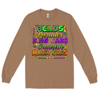 Toasted Coconut beads parades king cake crawfish mardi gras Long Sleeve Tee - FaDigitalArtStudio