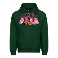 Forest Green in october we wear pink Urban Hoodie - LillyAllenDesigns