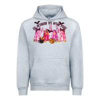 Heather Grey in october we wear pink Urban Hoodie - LillyAllenDesigns