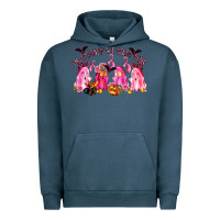 Pigment Midnight Navy in october we wear pink Urban Hoodie - LillyAllenDesigns