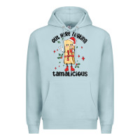 Blue Mist out here looking tamalicious christmas tamale Premium Hoodie - MaliasSmallBusiness