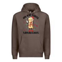 Coffee out here looking tamalicious christmas tamale Premium Hoodie - MaliasSmallBusiness