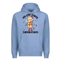 Colony Blue out here looking tamalicious christmas tamale Premium Hoodie - MaliasSmallBusiness
