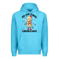 Ocean Blue out here looking tamalicious christmas tamale Premium Hoodie - MaliasSmallBusiness