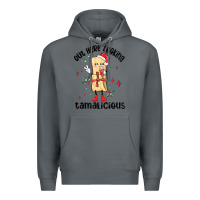 Rock out here looking tamalicious christmas tamale Premium Hoodie - MaliasSmallBusiness
