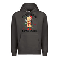 Smoke out here looking tamalicious christmas tamale Premium Hoodie - MaliasSmallBusiness