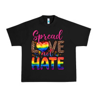 Black spread love not hate Urban Heavy Tee - Zillion Design Studio