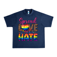 Navy spread love not hate Urban Heavy Tee - Zillion Design Studio