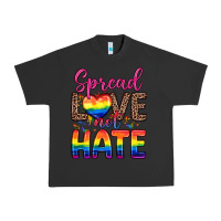 Pigment Black spread love not hate Urban Heavy Tee - Zillion Design Studio