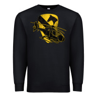 Black 1st cavalry division chopper helicopter air cav Premium Sweatshirt - Jasminsmagicworld