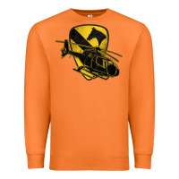 Carrot 1st cavalry division chopper helicopter air cav Premium Sweatshirt - Jasminsmagicworld