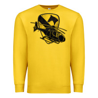 1st Cavalry Division Chopper Helicopter Air Cav Premium Sweatshirt | Teevron