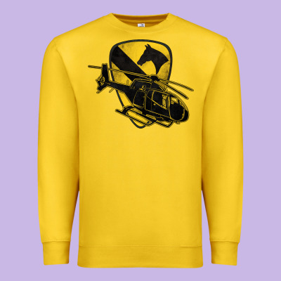 1st Cavalry Division Chopper Helicopter Air Cav Premium Sweatshirt Designed By Jasminsmagicworld