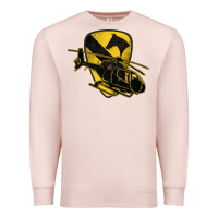 Pale Pink 1st cavalry division chopper helicopter air cav Premium Sweatshirt - Jasminsmagicworld