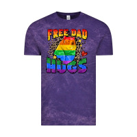 Cloud Purple free dad hugs Vintage Tee - Zillion Design Studio