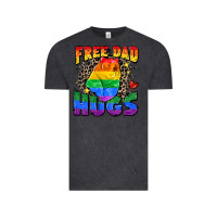 Vintage Black free dad hugs Vintage Tee - Zillion Design Studio