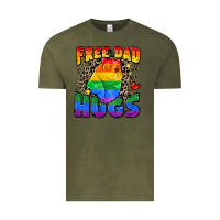 Vintage Olive free dad hugs Vintage Tee - Zillion Design Studio