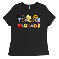 Black teacher squad Ladies Tee - AdoDesignShop