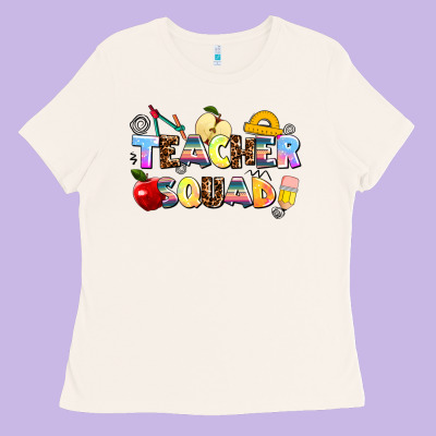 Teacher Squad Ladies Tee Designed By Adodesignshop