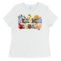 White teacher squad Ladies Tee - AdoDesignShop