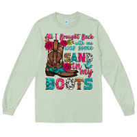 Matcha all i brought back with me was some sand in my boots Long Sleeve Tee - HRA Design Shop