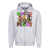Heather Grey hocus pocus skeleton Zipper Hoodie - AdoDesignShop